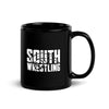 Park Hill South High School Wrestling Black Glossy Mug