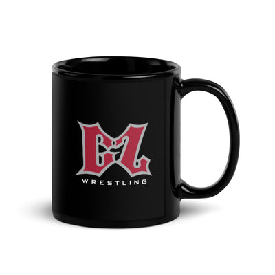 Ground Zero Wrestling Black Glossy Mug