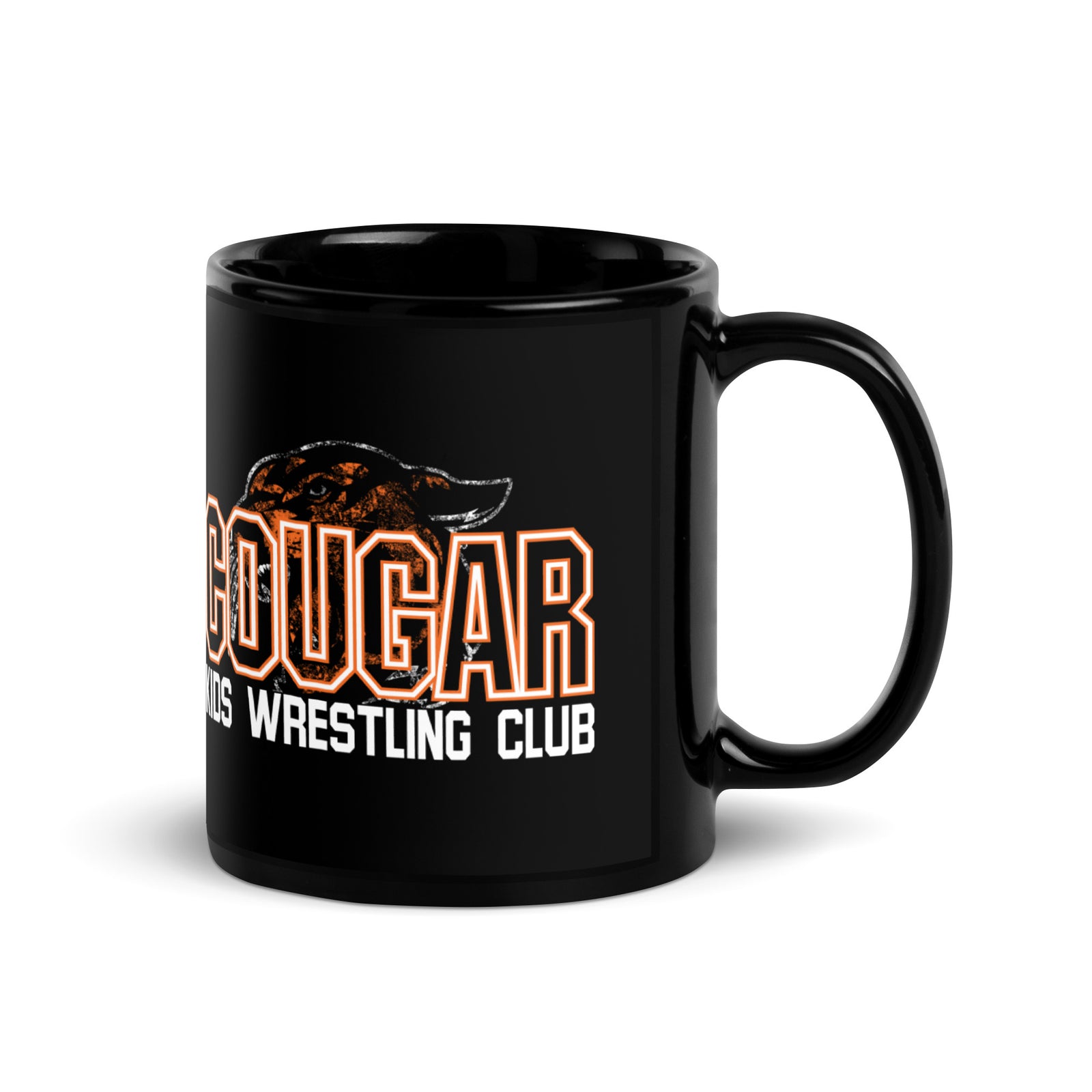 Cougar Kids WC Black Glossy Mug
