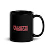 Palmetto Wrestling  Stripes Black Glossy Mug