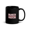 Palmetto Wrestling  Stripes Black Glossy Mug