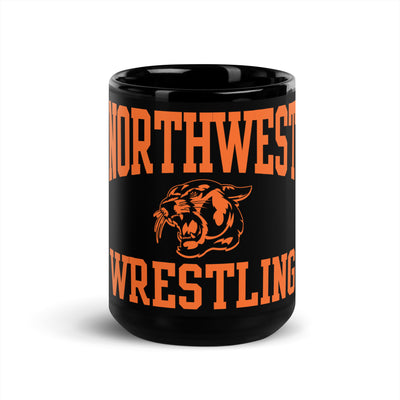 Shawnee Mission Northwest Wrestling Northwest Wrestling Black Glossy Mug