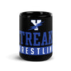 Streaks Wrestling Black Glossy Mug