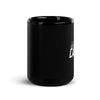 Carroll Wrestling Black  Black Glossy Mug