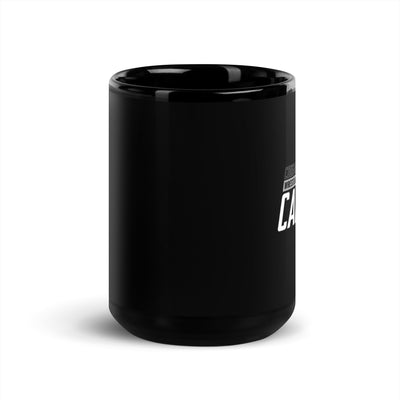 Carroll Wrestling Black  Black Glossy Mug