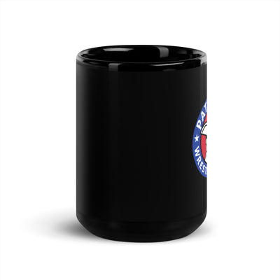 Patriots Wrestling Club Black Glossy Mug