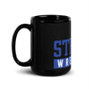 Streaks Wrestling Black Glossy Mug