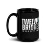 Twelve Bridges Wrestling Black Black Glossy Mug