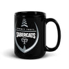 Summit Trail Sabercats Football Black Glossy Mug