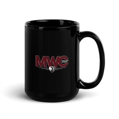 MWC Wrestling Academy 2022 Stripes Black Glossy Mug