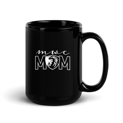 MWC Wrestling Academy 2022 Mom Black Glossy Mug