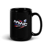 MWC Wrestling Academy 2022 Splatter Black Glossy Mug