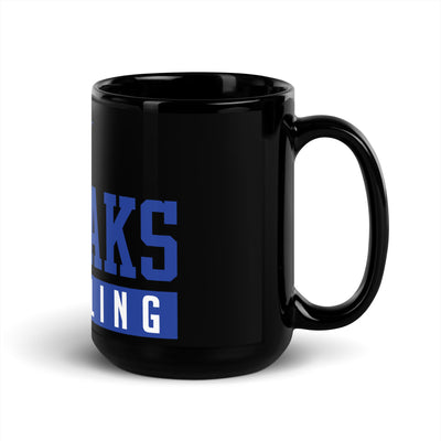 Streaks Wrestling Black Glossy Mug