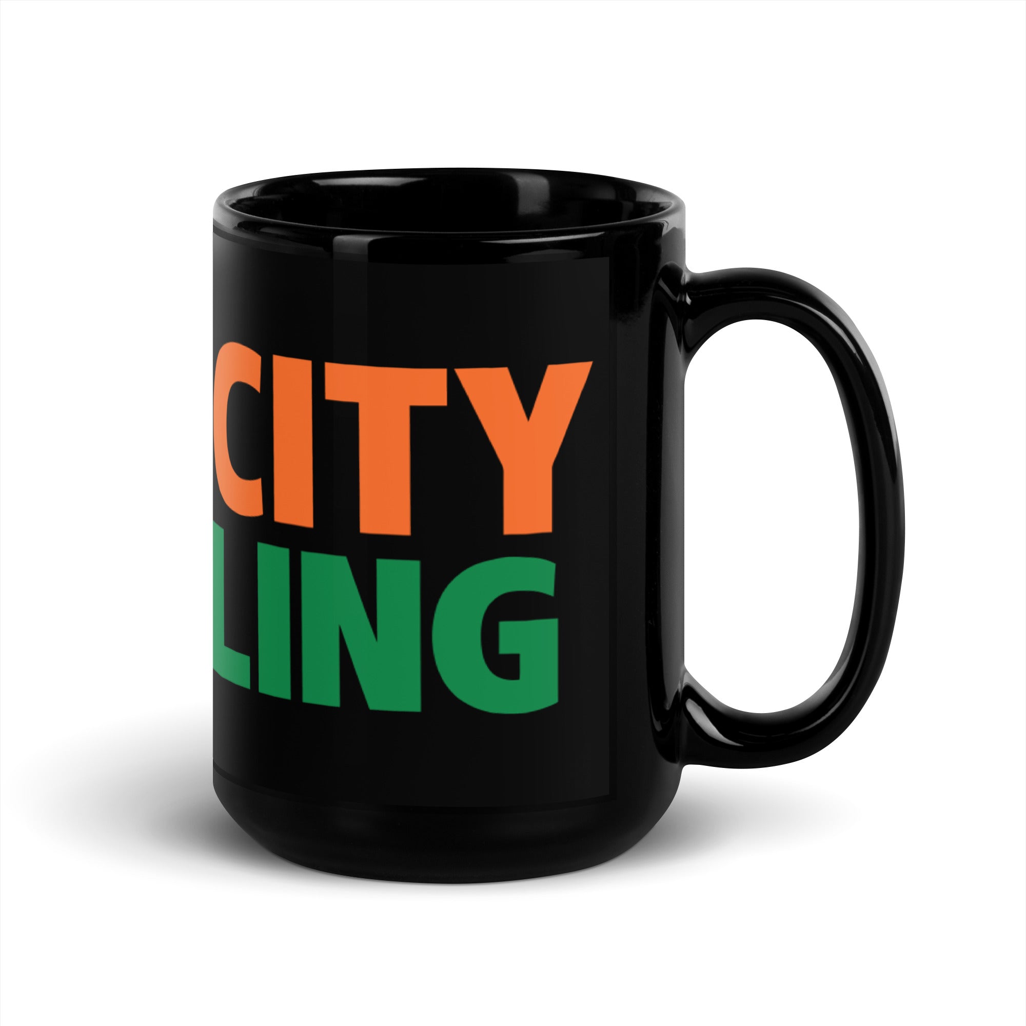 River City Wrestling Club Fall 2022 Black Glossy Mug