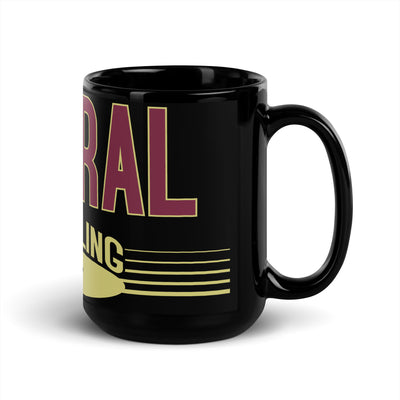 Keller Central Wrestling Black Glossy Mug