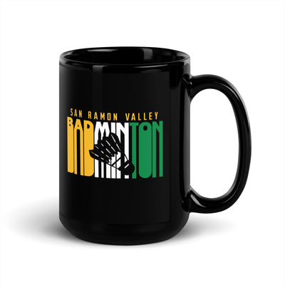 San Ramon Valley Badminton  Badminton  Black Glossy Mug