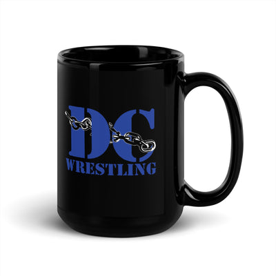Dove Creek Wrestling  Black  Black Glossy Mug