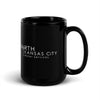 North Kansas City Water Services  Black Glossy Mug