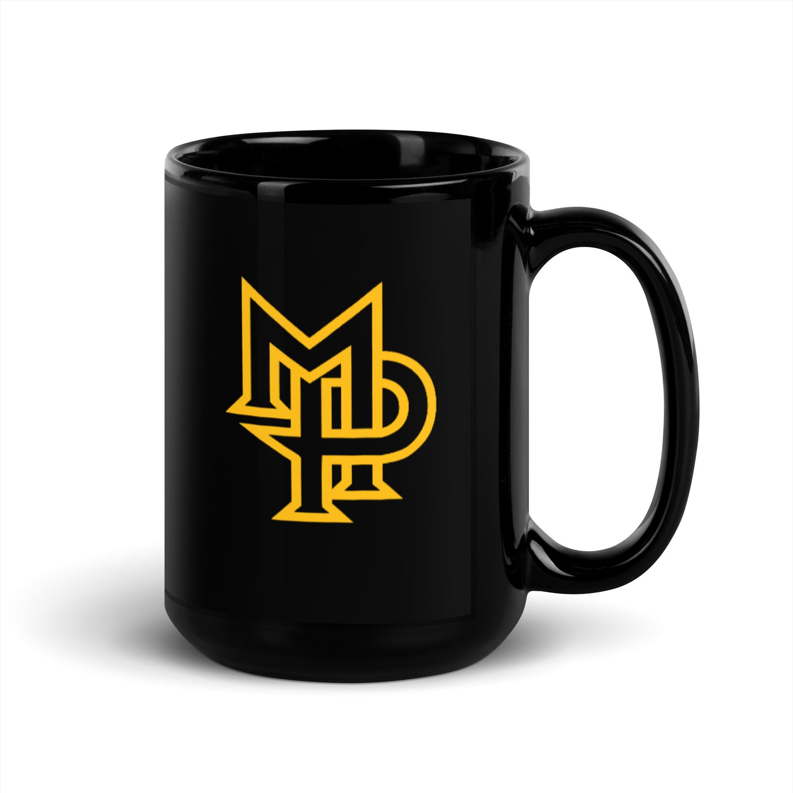 Maple Park Middle School Black Glossy Mug