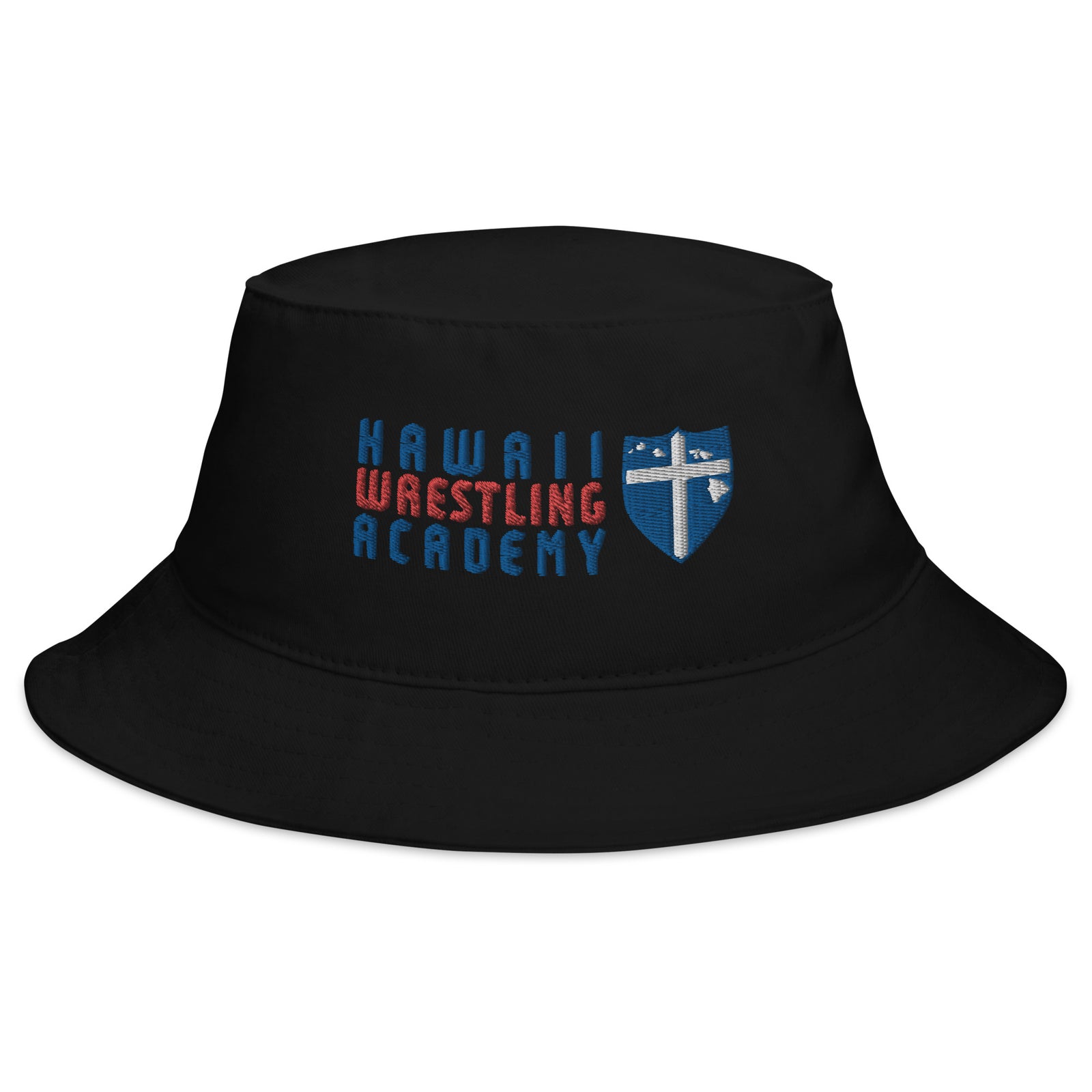 Hawaii Wrestling Academy Embroidery  Bucket Hat I Big Accessories BX003