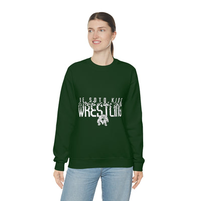 De Soto Kids Wrestling Forest Unisex Heavy Blend™ Crewneck Sweatshirt