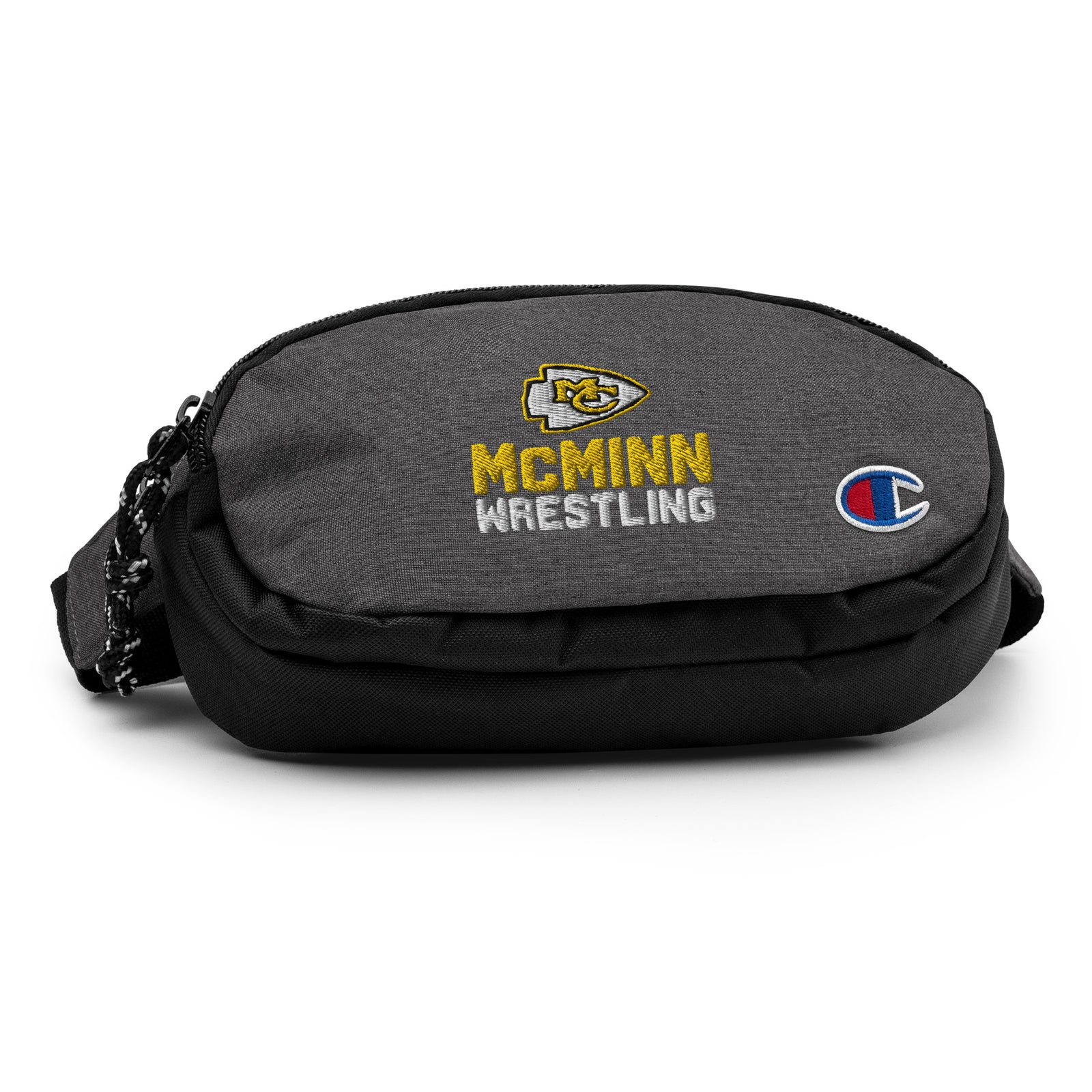 McMinn High School Wrestling  Black Champion Fanny Pack