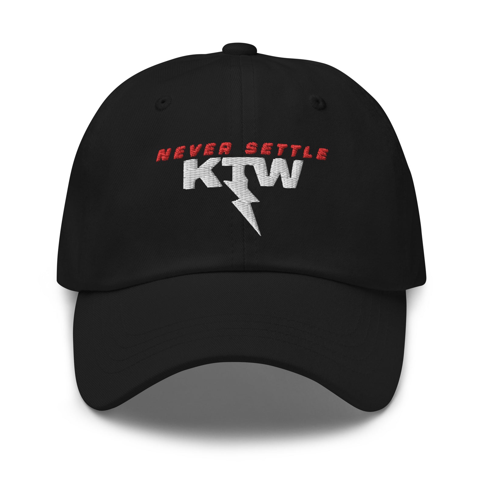 Kansas Thunderstruck Wrestling Never Settle Classic Dad Hat