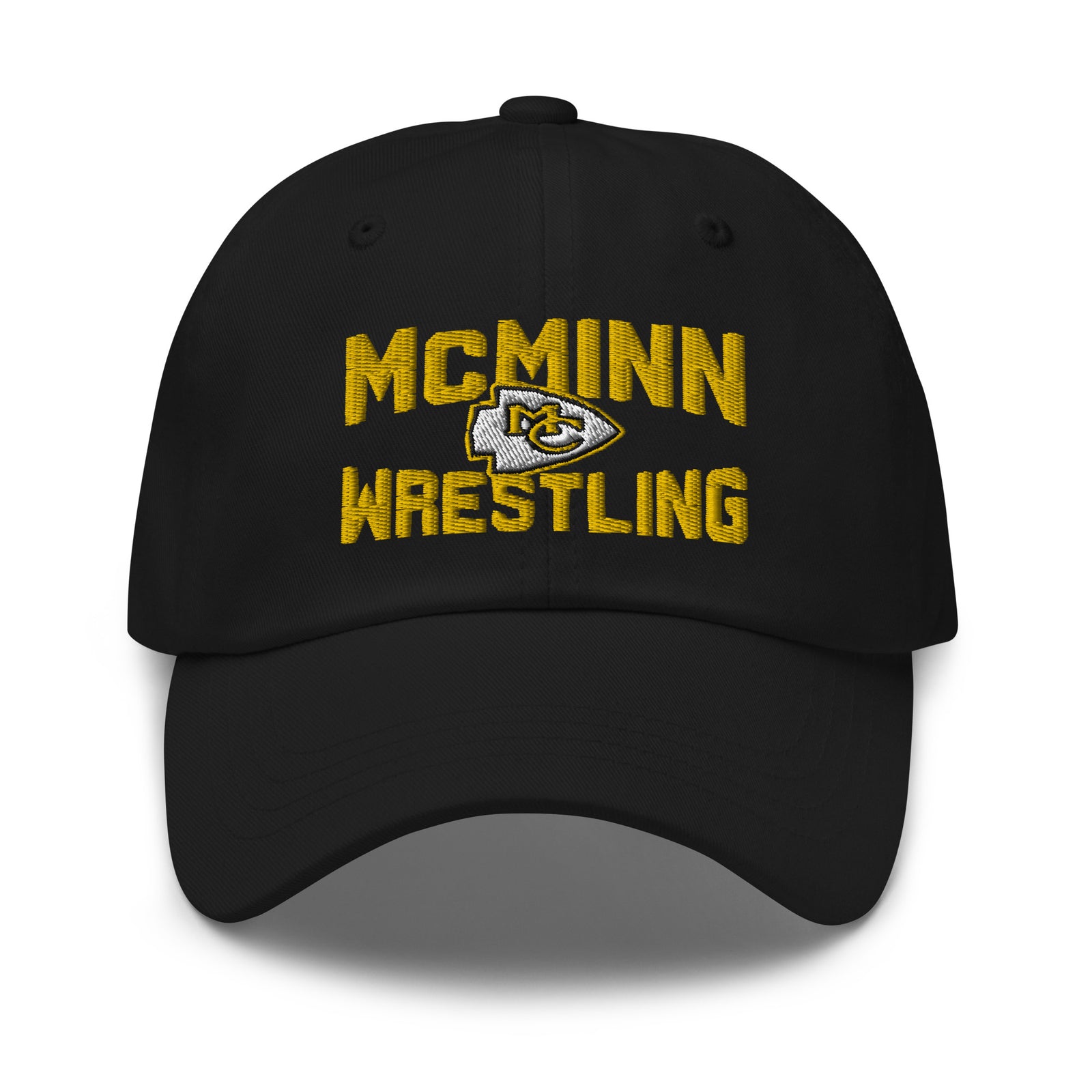 McMinn High School Wrestling  Black Classic Dad Hat
