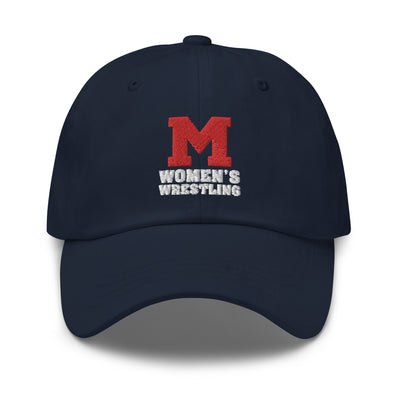 M Women's Wrestling Dad hat