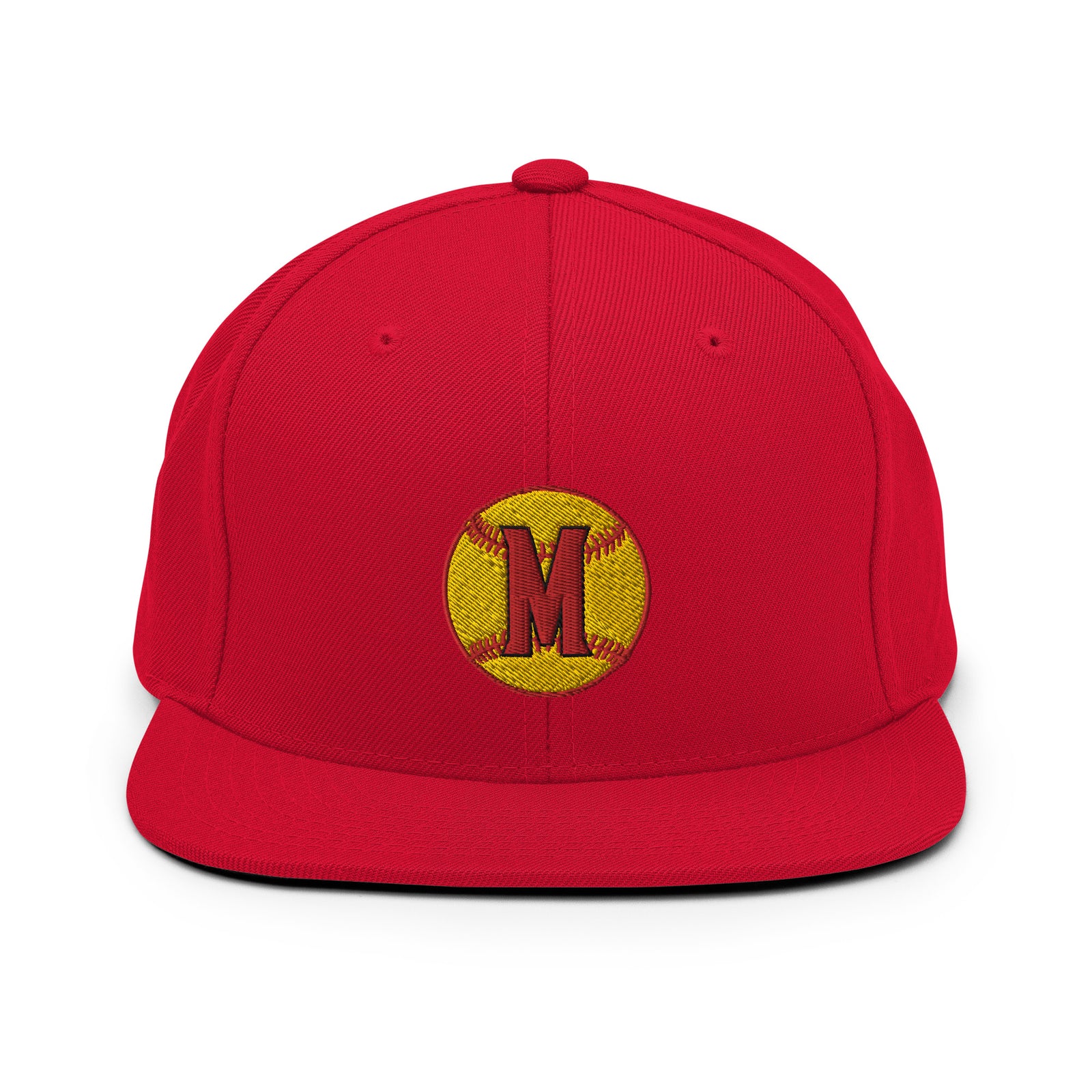 Mud Turtle Softball Snapback Hat