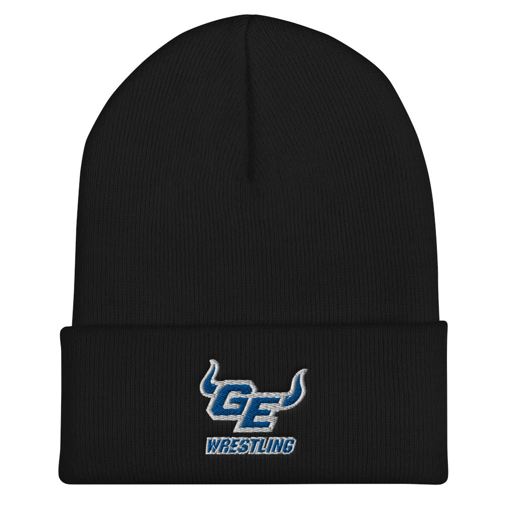 Gardner Edgerton Wrestling Embroidered Cuffed Beanie
