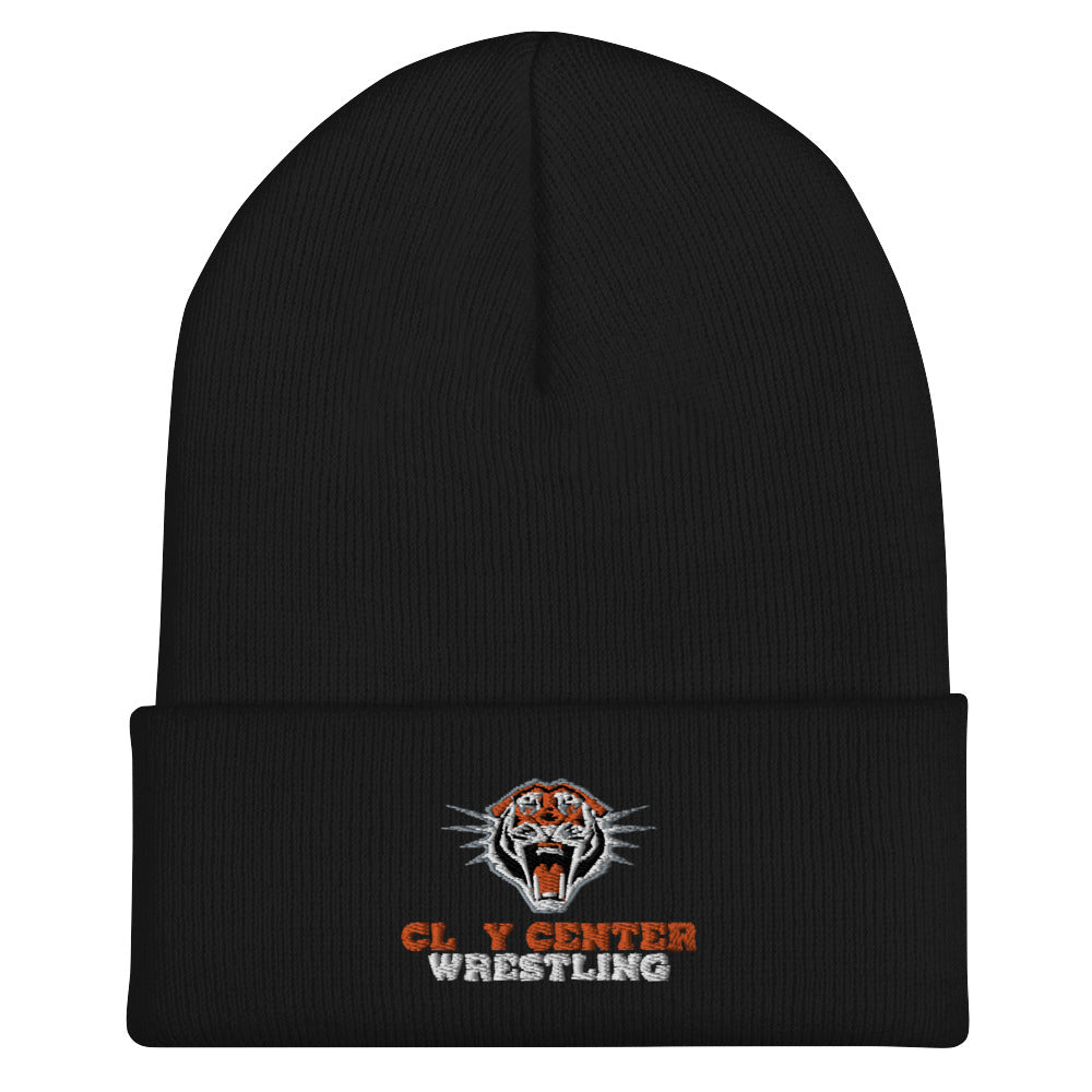 Clay Center Community HS Wrestling Cuffed Beanie