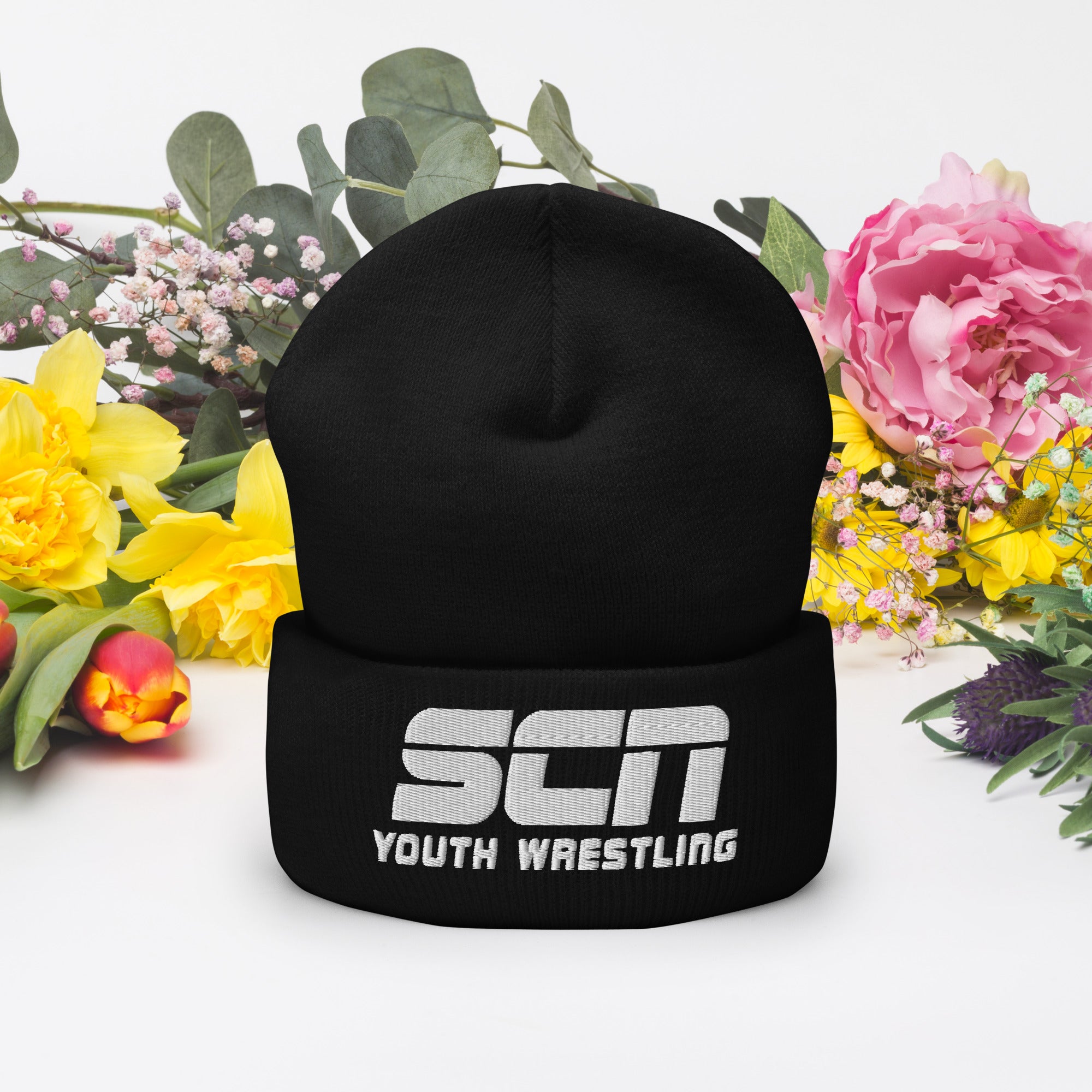 SCN Youth Wrestling Cuffed Beanie