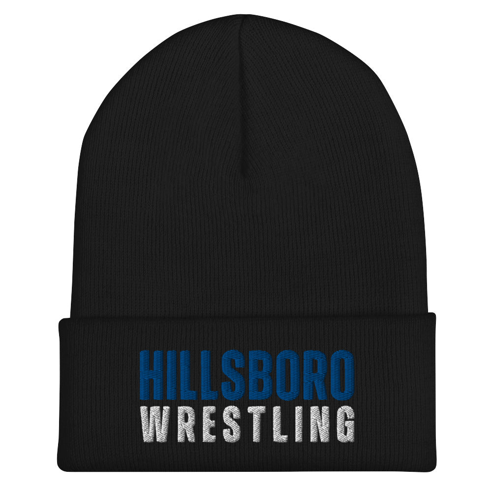 Hillsboro High School  Wrestling Cuffed Beanie