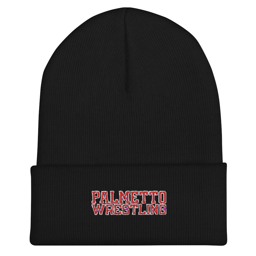 Palmetto Wrestling  Embroidery Cuffed Beanie