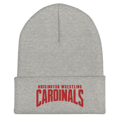 Hoisington Cardinals Wrestling Cuffed Beanie