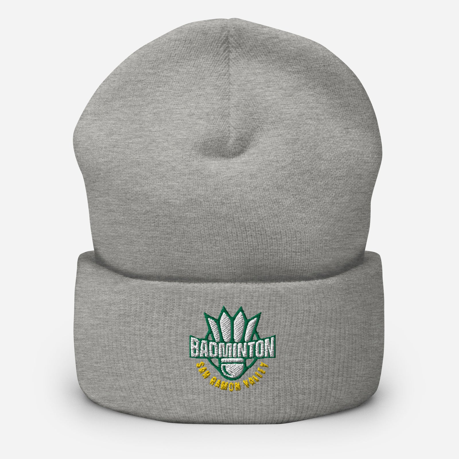 San Ramon Valley Badminton  Cuffed Beanie