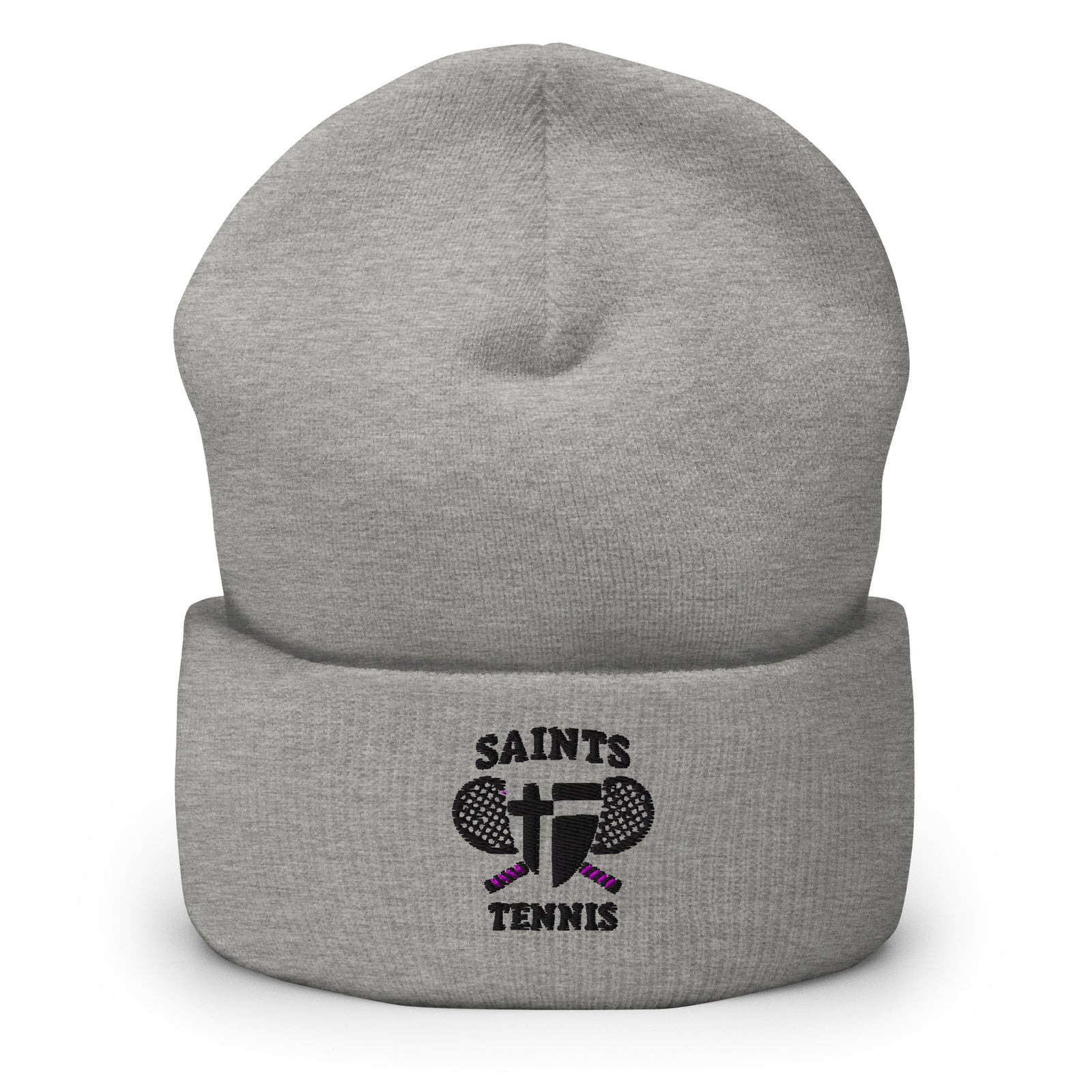 Saint Thomas Aquinas Tennis Cuffed Beanie