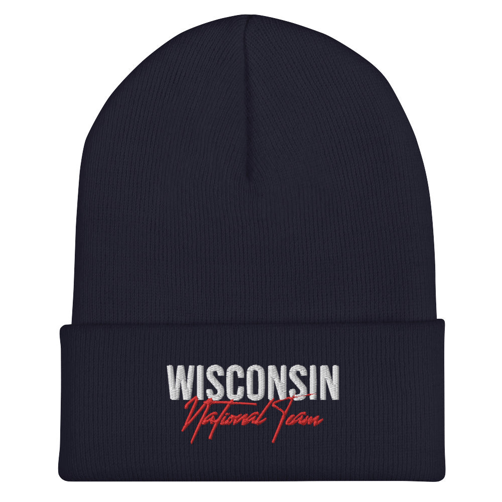 Wisconsin Wrestling Federation Wrestling 2023 National Team Cuffed Beanie