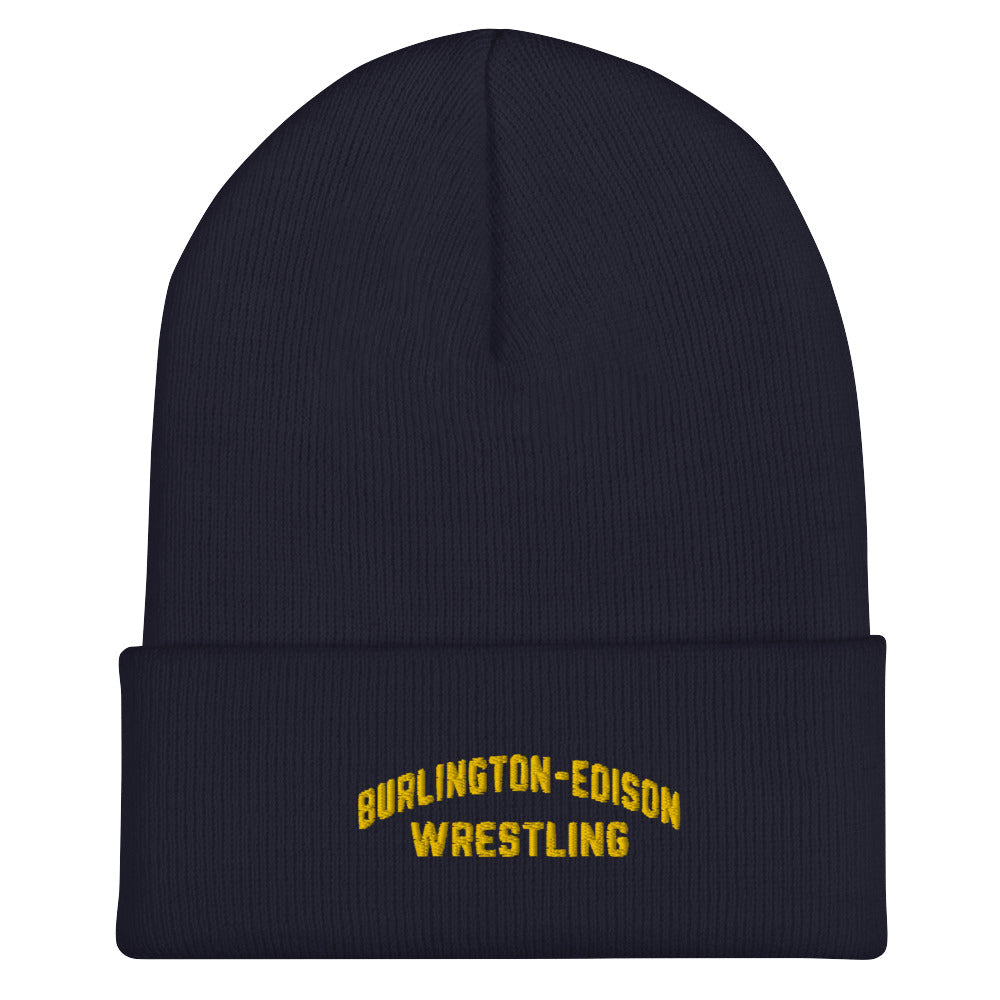 Burlington-Edison HS Wrestling Cuffed Beanie