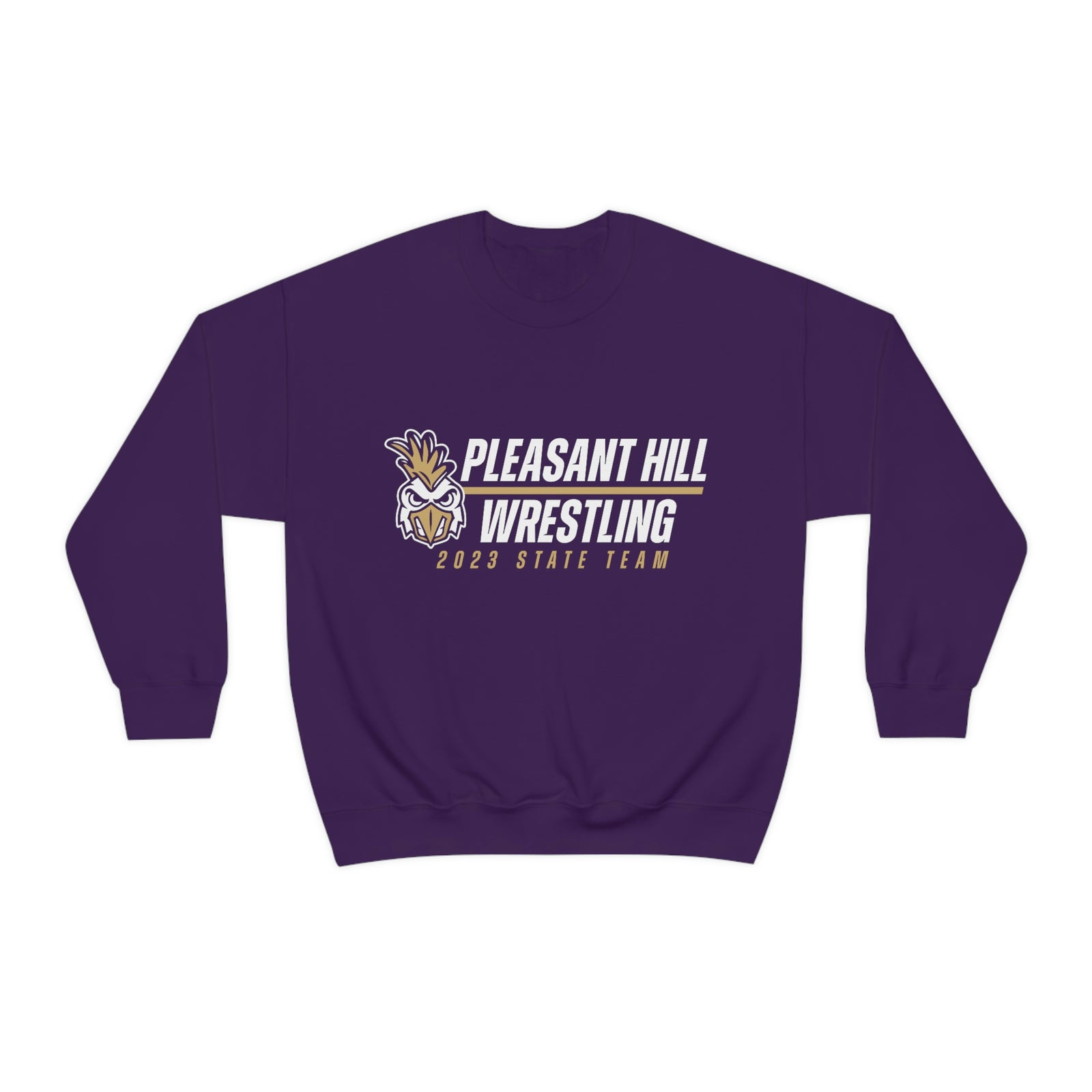 Pleasant Hill Youth Wrestling Kids State 2023 Unisex Heavy Blend™ Crewneck Sweatshirt