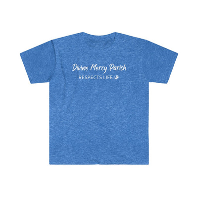 Divine Mercy Parish Respects Life Unisex Softstyle T-Shirt