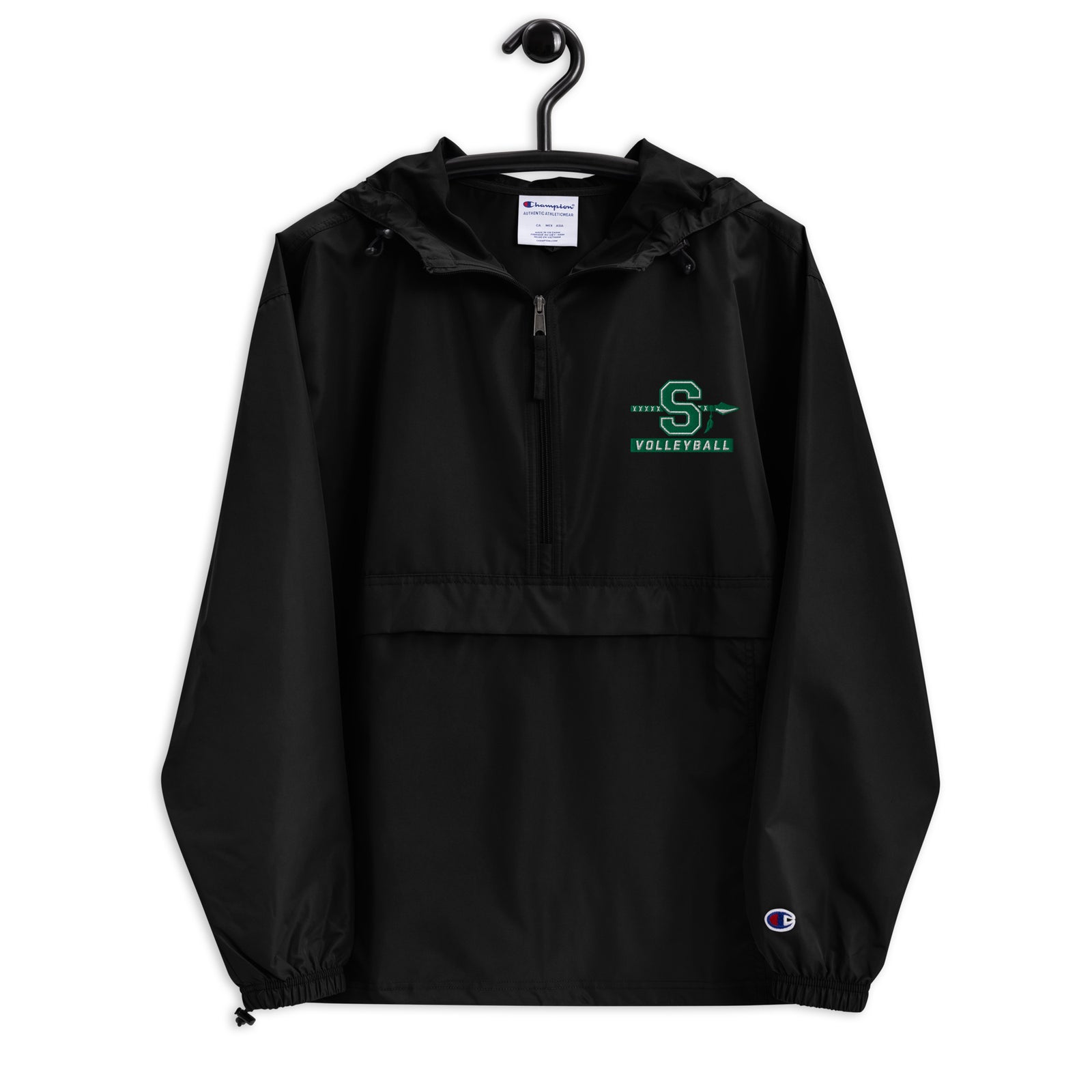 Smithville Volleyball Unisex Embroidered Champion Packable Jacket