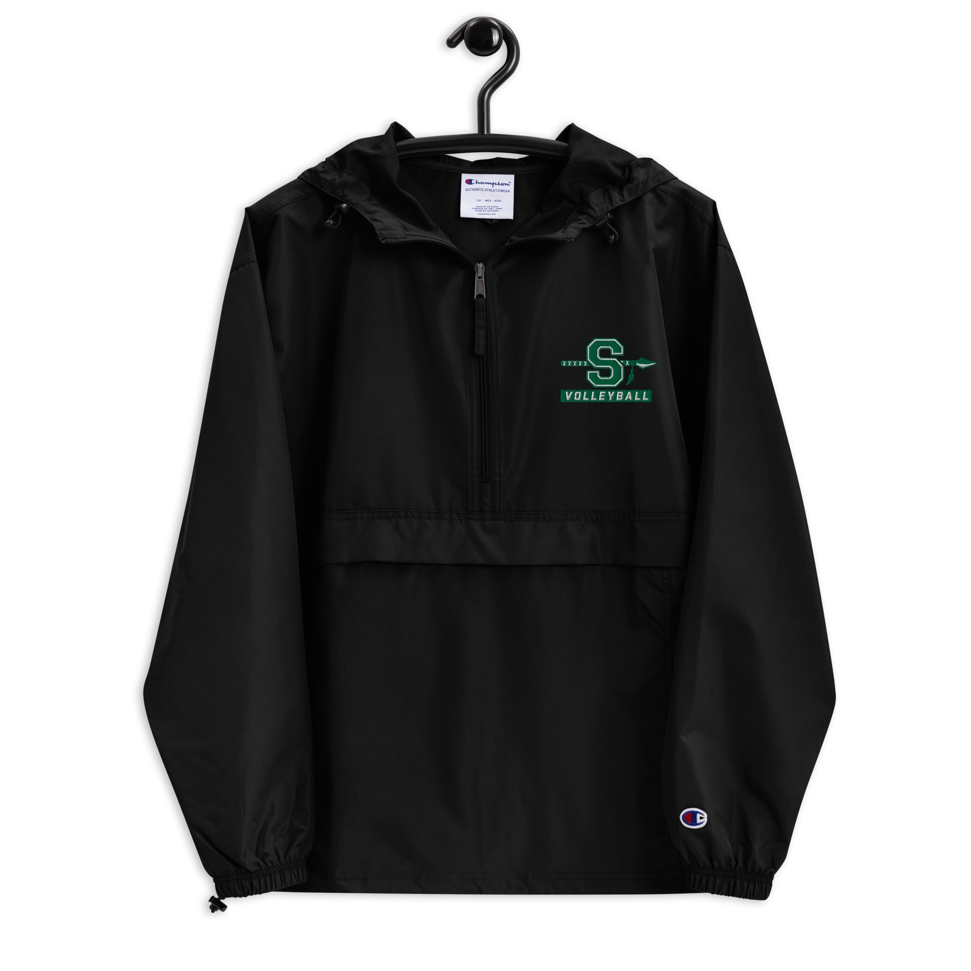 Smithville Volleyball Unisex Embroidered Champion Packable Jacket