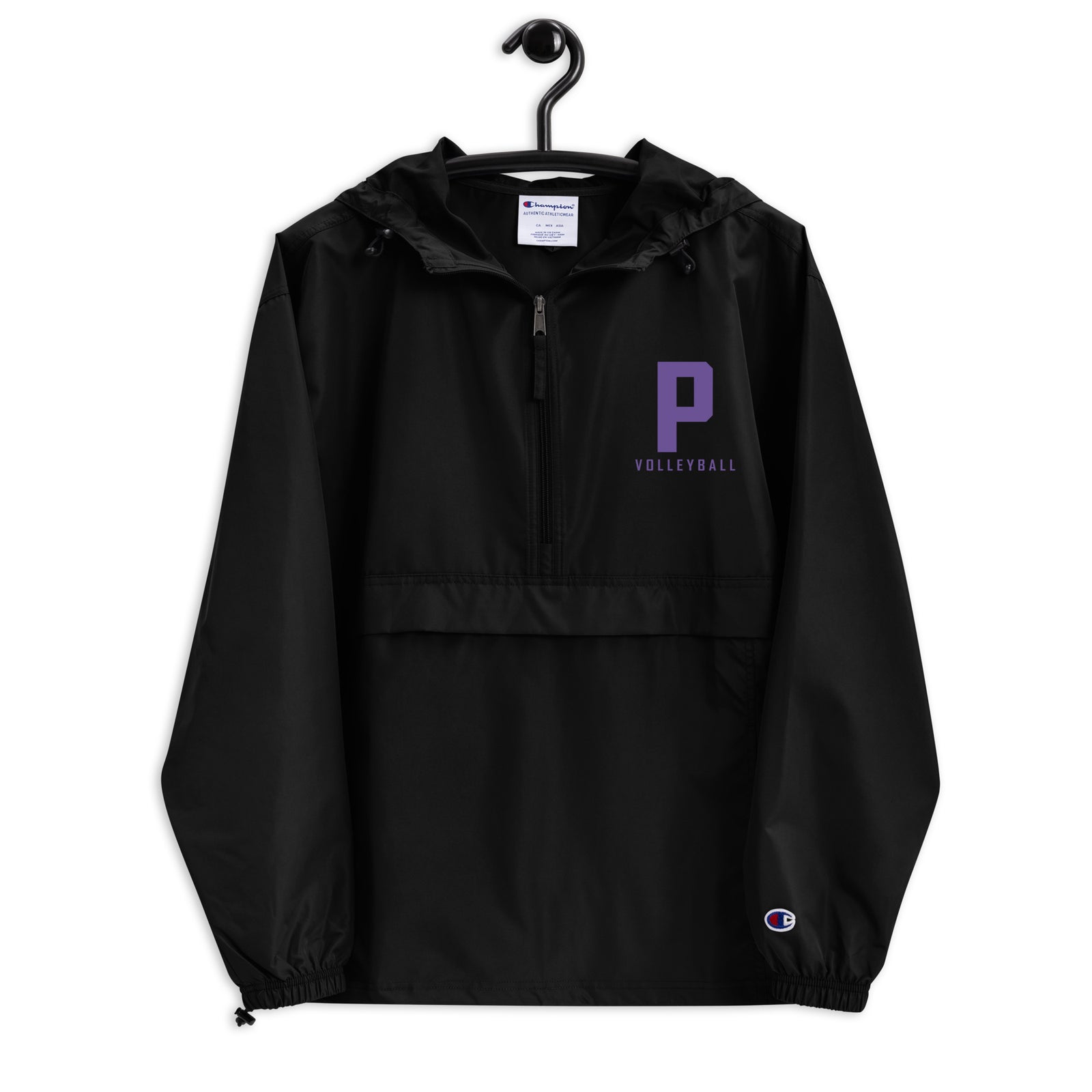 Piper Volleyball Embroidered Champion Packable Jacket