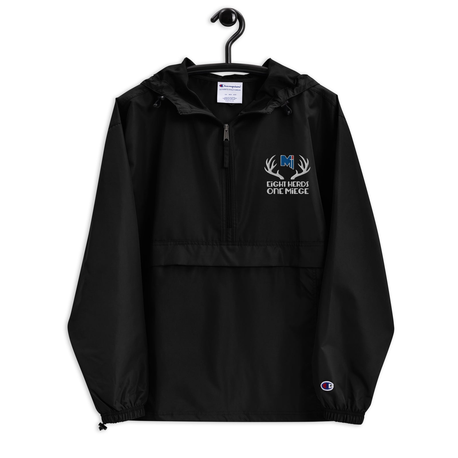 Eight Herds, One Miege Embroidered Champion Packable Jacket