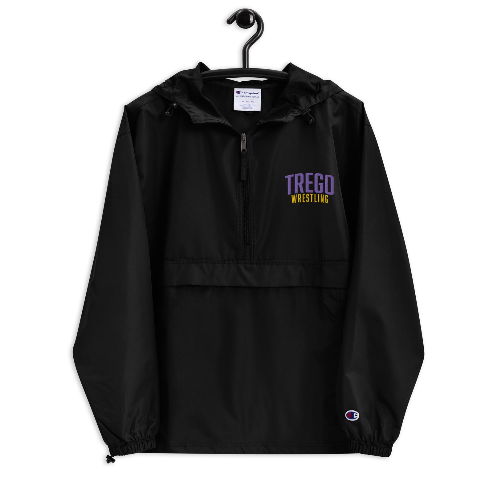 Trego Community High School Wrestling Embroidered Champion Packable Jacket