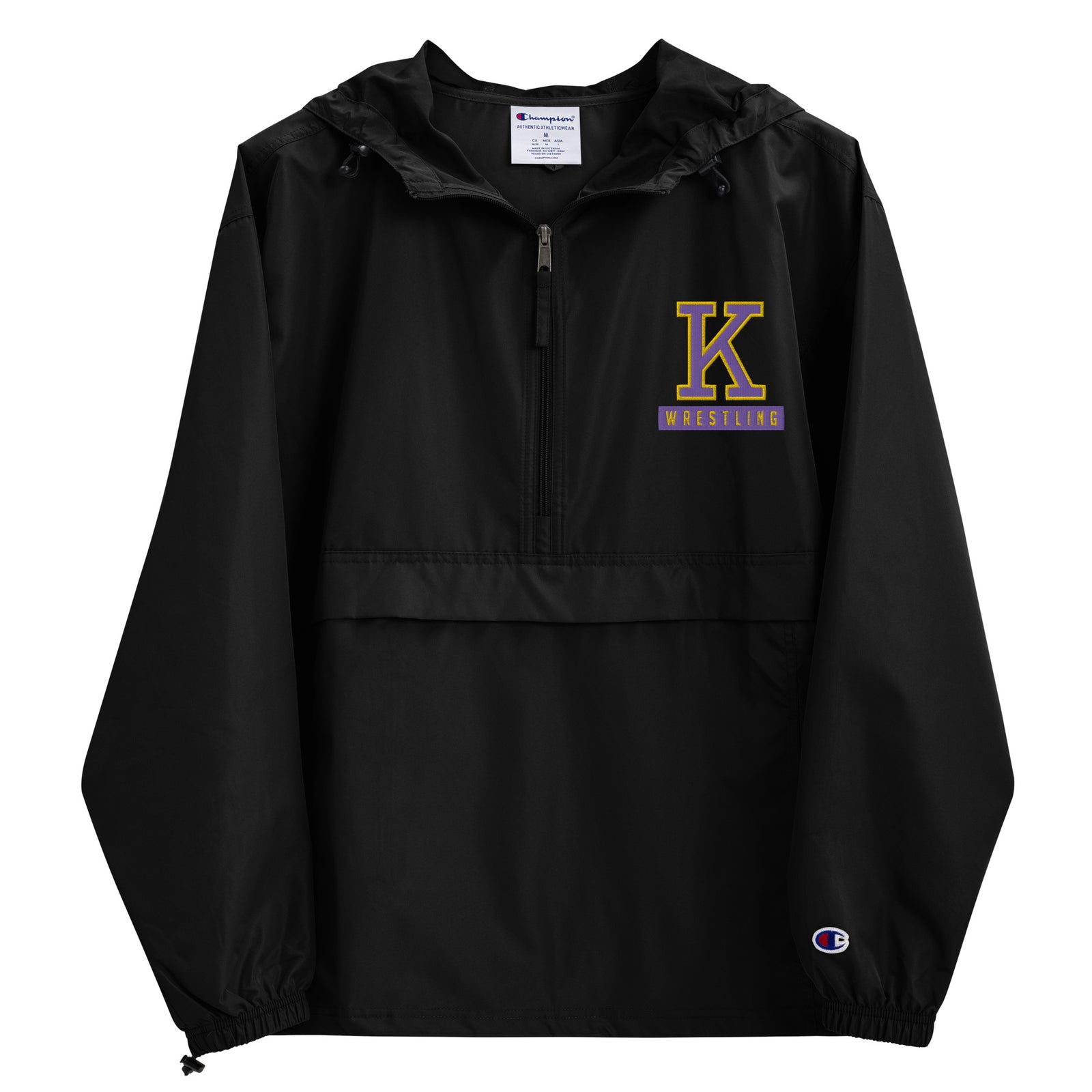 Kearney High School Wrestling Embroidered Champion Packable Jacket