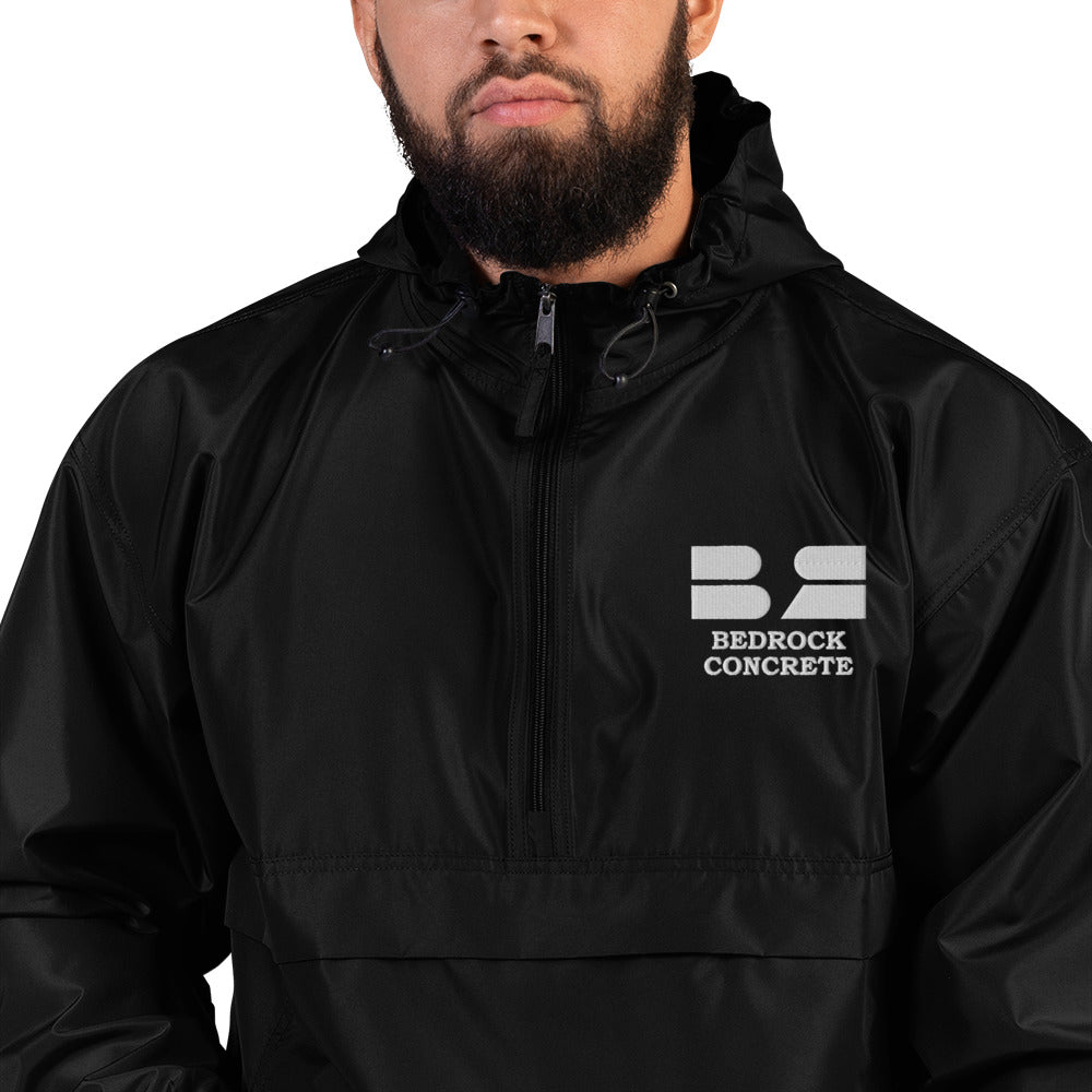 Bedrock Concrete Embroidered Champion Packable Jacket