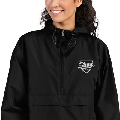 Sting Softball Embroidered Champion Packable Jacket